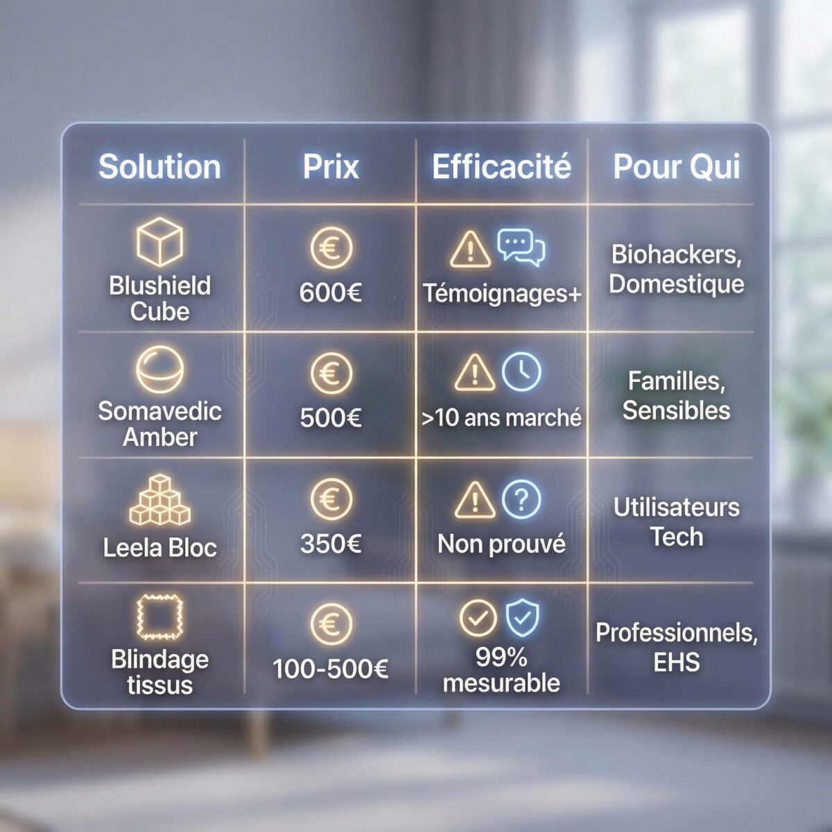 Stack protection CEM avancé biohackers : 4 solutions comparées avec efficacité prouvée versus témoignages