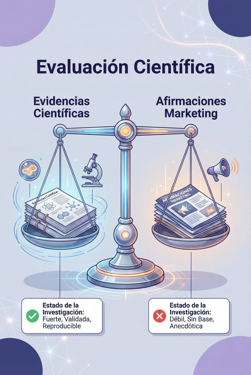 Evaluación científica Somavedic: evidencias vs afirmaciones de marketing
