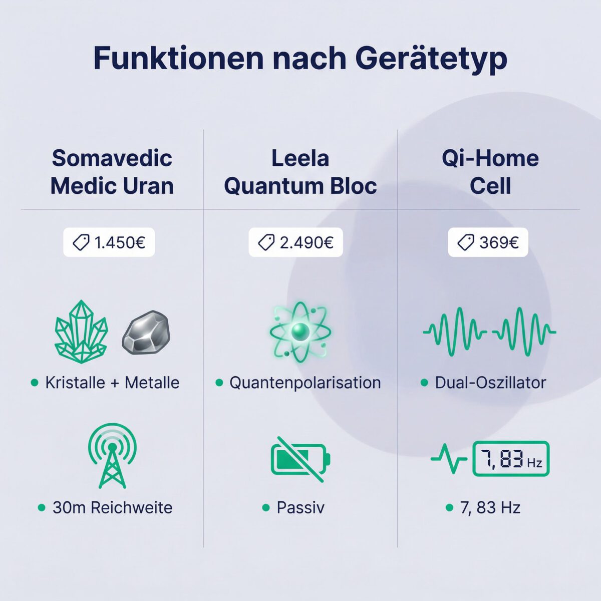 Detaillierte Funktionsübersicht der Top EMF-Schutzgeräte