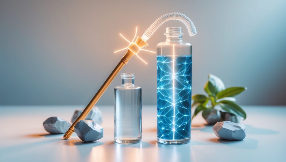 Bâton Analemma de cohérence d'eau en verre rempli d'eau mère - test fonctionnement 2026