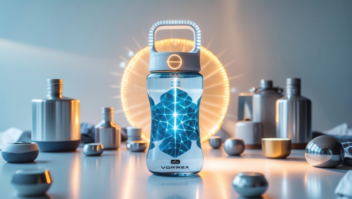 Bouteille Ooho Portable avec mécanisme de tourbillon manuel 500ml - test structuration en déplacement 2026