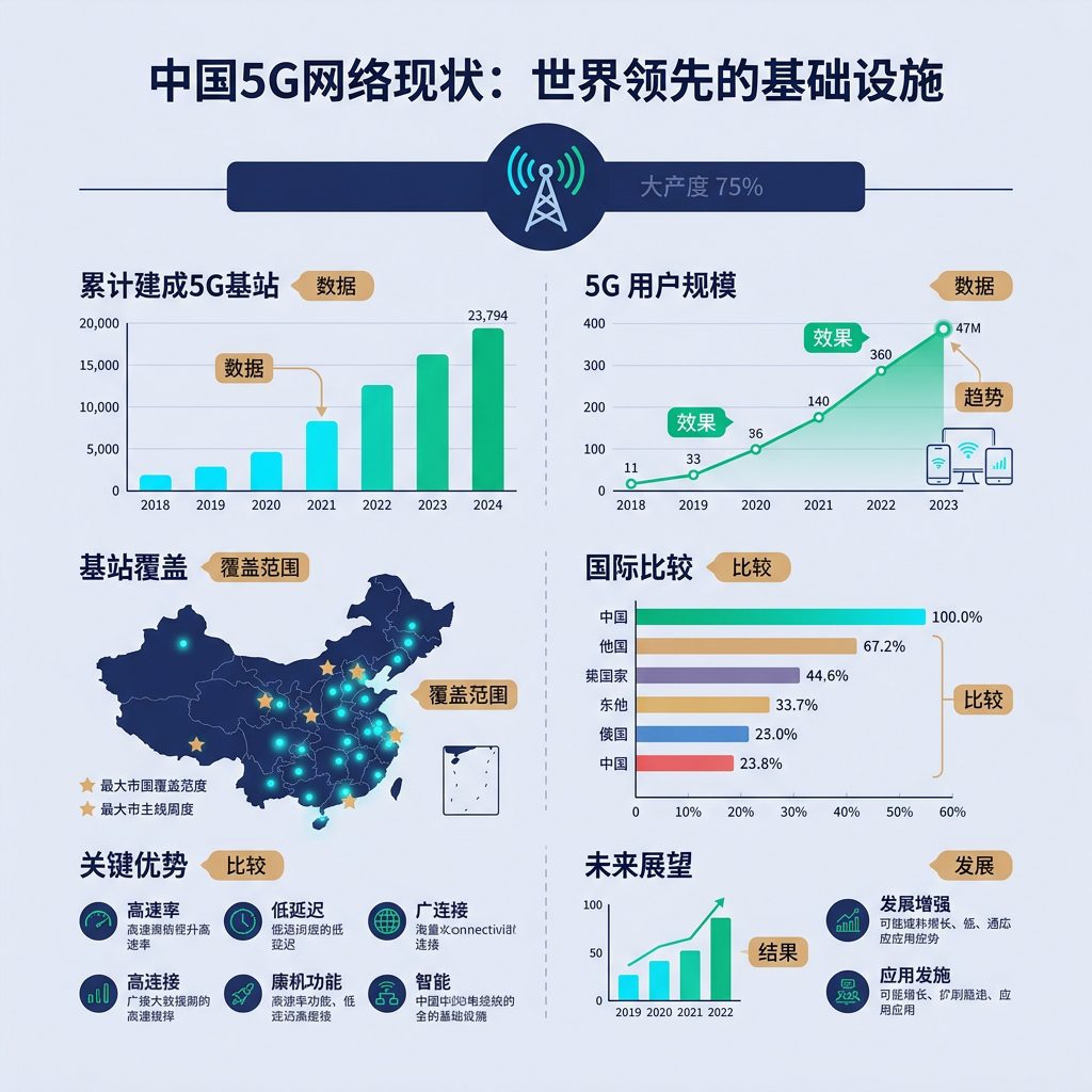 5G时代的城市生活：中国EMF环境完整指南2026 - 中国5G网络现状：世界领先的基础设施