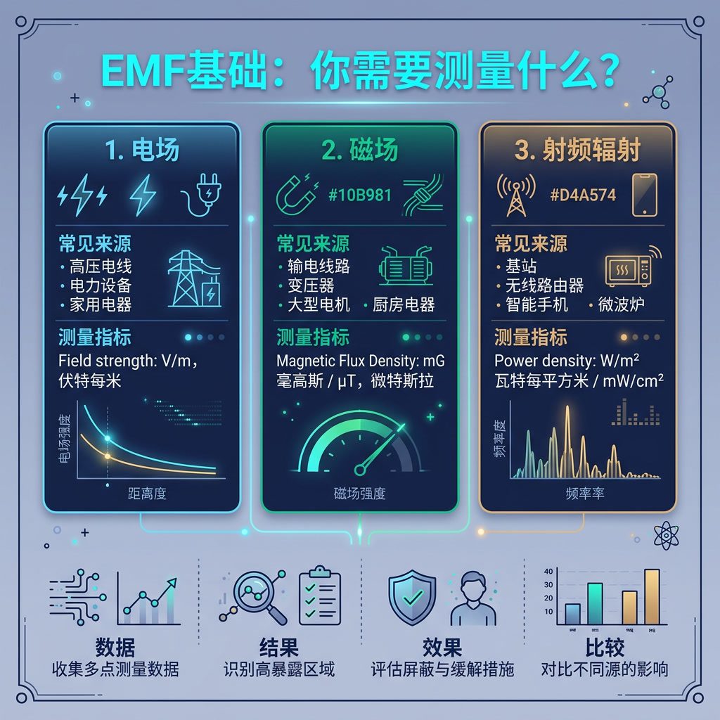 2026年中国最佳EMF测量仪选购指南 - EMF基础:你需要测量什么?