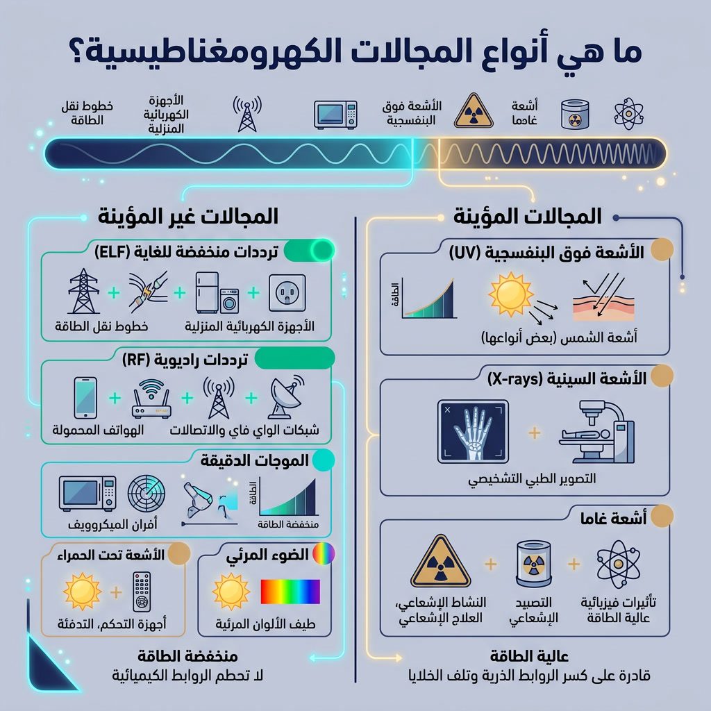 أفضل أجهزة قياس المجالات الكهرومغناطيسية لمنزلك (2026) - ما هي أنواع المجالات الكهرومغناطيسية؟