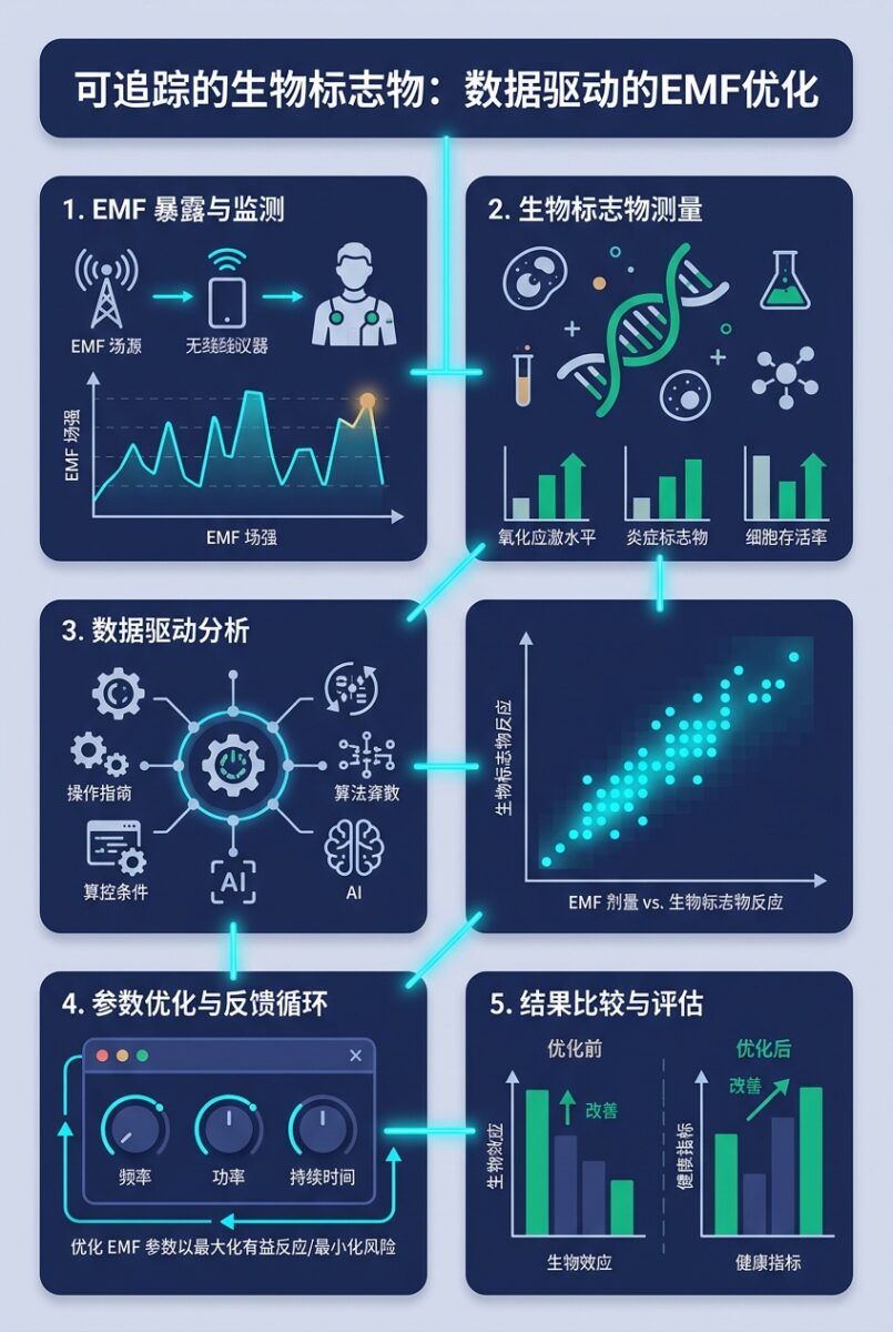 生物黑客与EMF优化：可量化的健康提升指南 - 可追踪的生物标志物：数据驱动的EMF优化