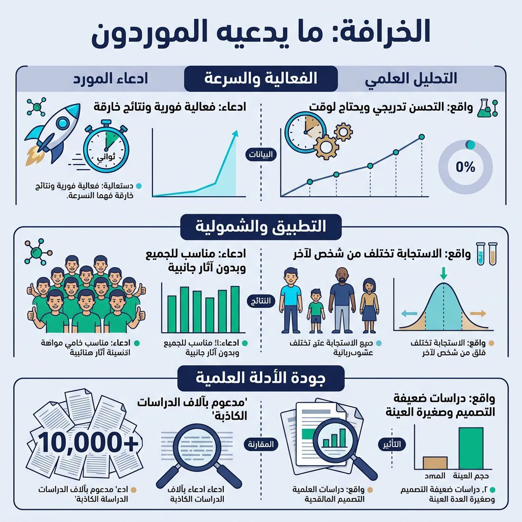 هيكلة الماء: خرافة أم علم؟ - الخرافة: ما يدعيه الموردون