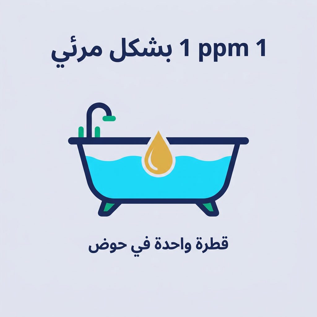 قيمة ppm ببساطة: المعنى والتحويل (2026) – رسم معلوماتي 2