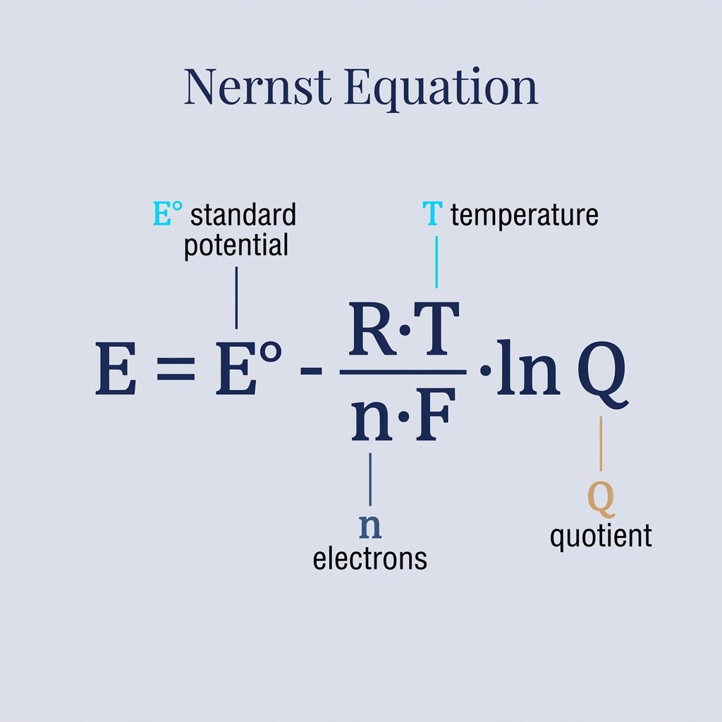 Nernst Equation Explained: Formula & Examples (2026) – infographic 1