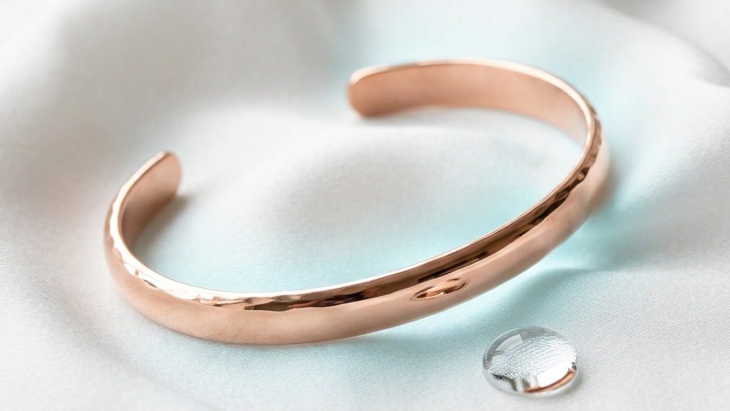 Leela Quantum Light Copper Bracelet — polished natural copper jewelry with quantum energy