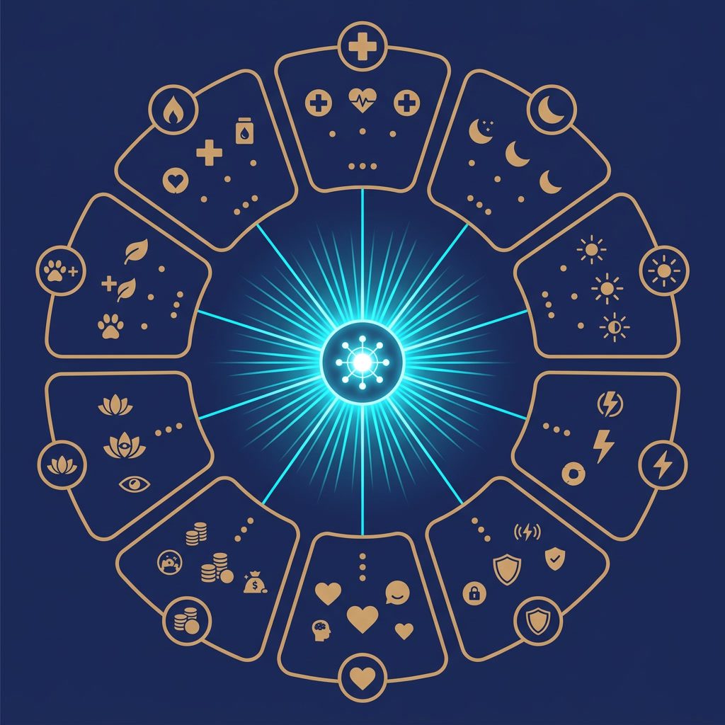 Leela Frequency Cards 9 categories infographic