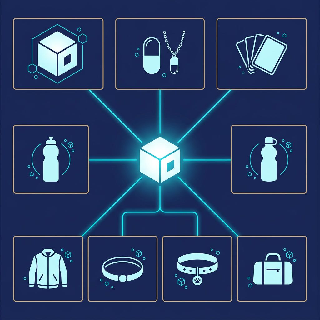 Leela Quantum 37-product ecosystem infographic — 8 product categories visualized as a connected hub system
