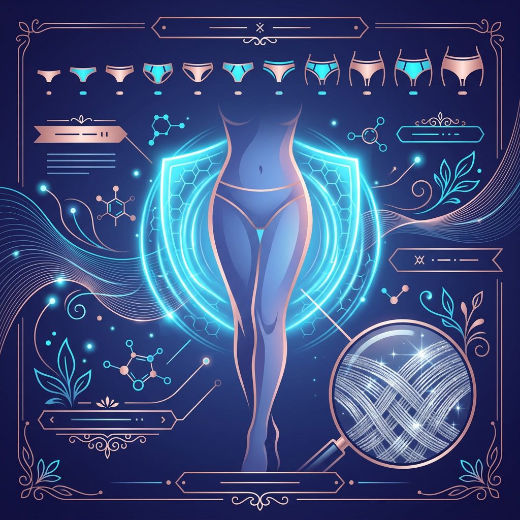 Infographic: How H.E.A.L.360™ Women's Underwear silver-fiber shielding and quantum frequency work