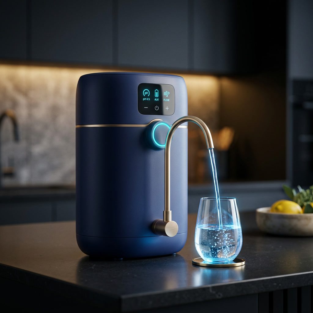 Water ionizer device concept