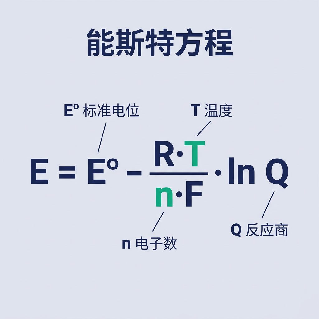 能斯特方程详解：公式与例题（2026） – 信息图 1