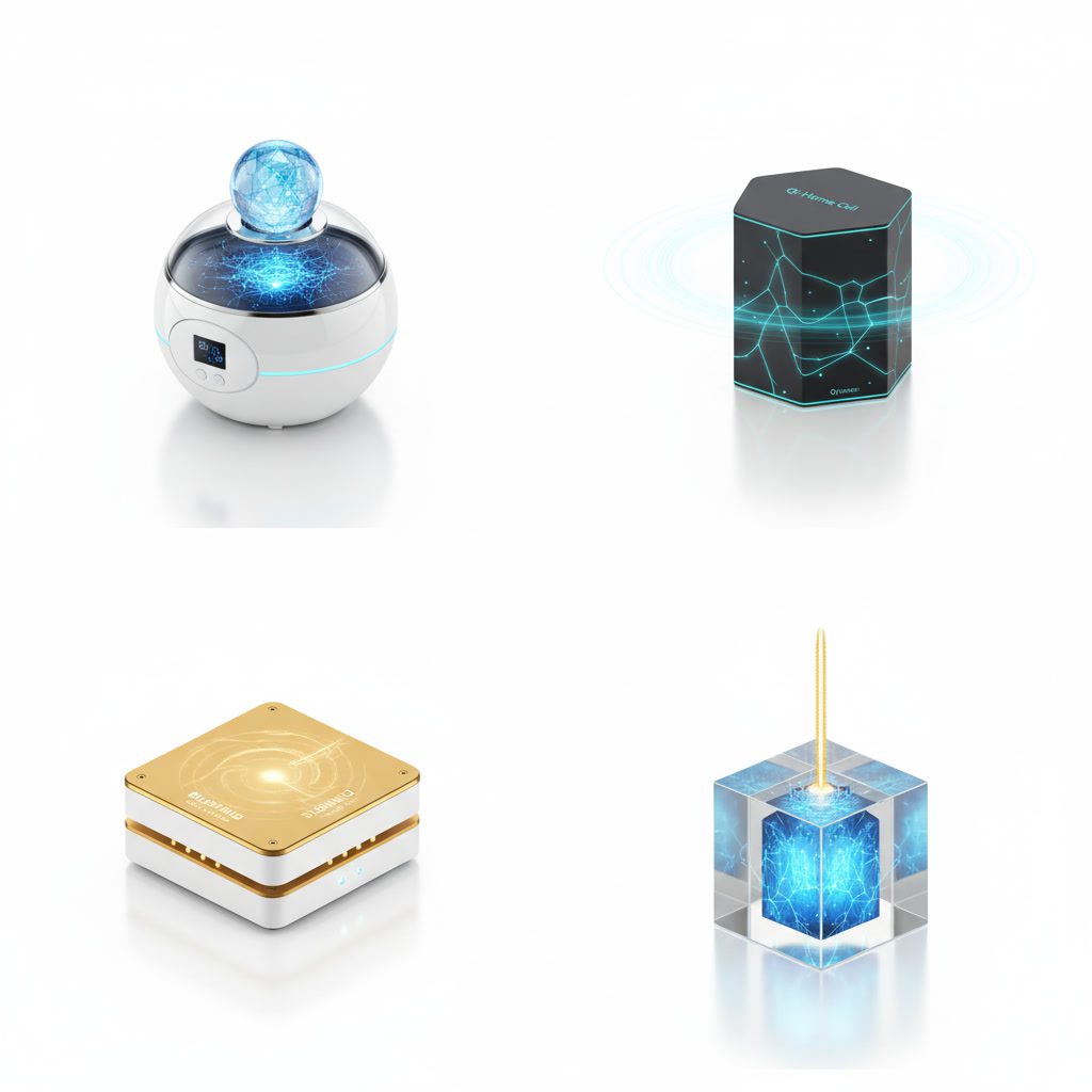 Griglia comparativa dei principali dispositivi di energia quantistica: Somavedic, Qi-Home, Blushield e Leela